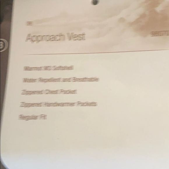 Marmot vest NWT - Picture 10 of 10